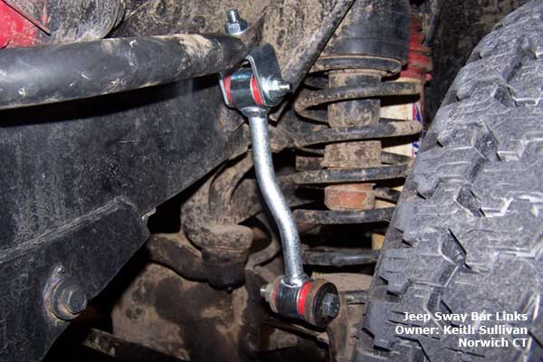 thumbnail image 2 of Zone Offroad Rear Sway Bar Links For Jeep TJ With 2-3 Inch Lift – ZONJ5200 2 of 5